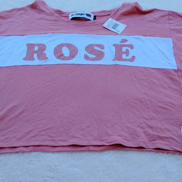 The Laundry Room Tops - The Laundry Room oversized tee shirt Rose SZ Med